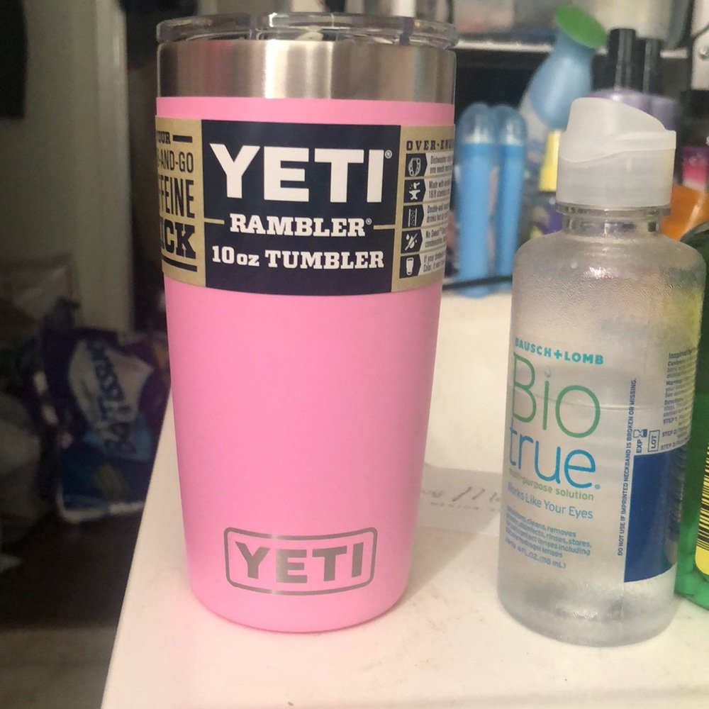 NEW- Yeti Rambler 10oz Tumbler power pink